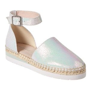 Kenneth Cole Reaction Iridescent Espadrille Flats